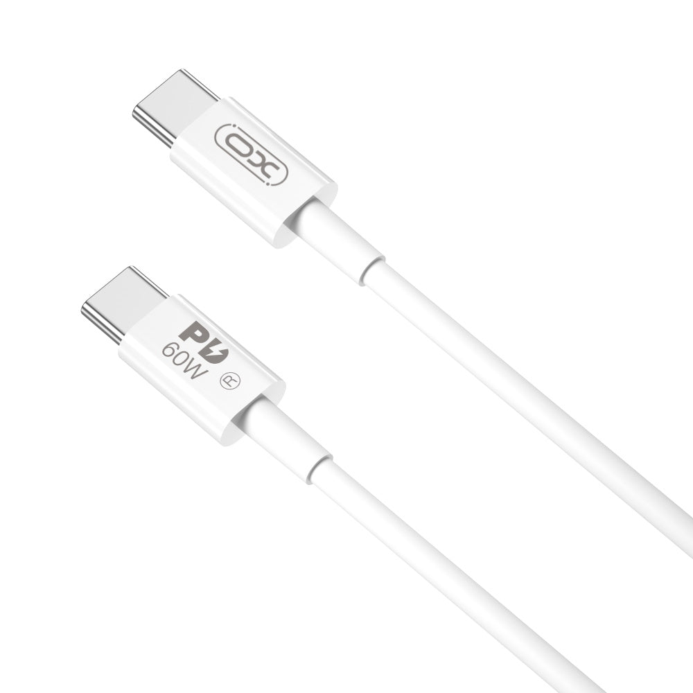 USB-C Data and Charging Cable - USB-C XO Design NB-Q190B, 60W, 2m, White