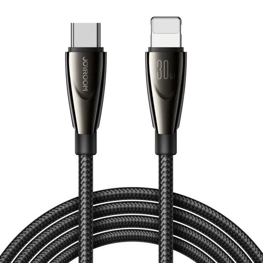USB-C to Lightning Data and Charging Cable Joyroom S-A31, 30W, 1.2m, Black