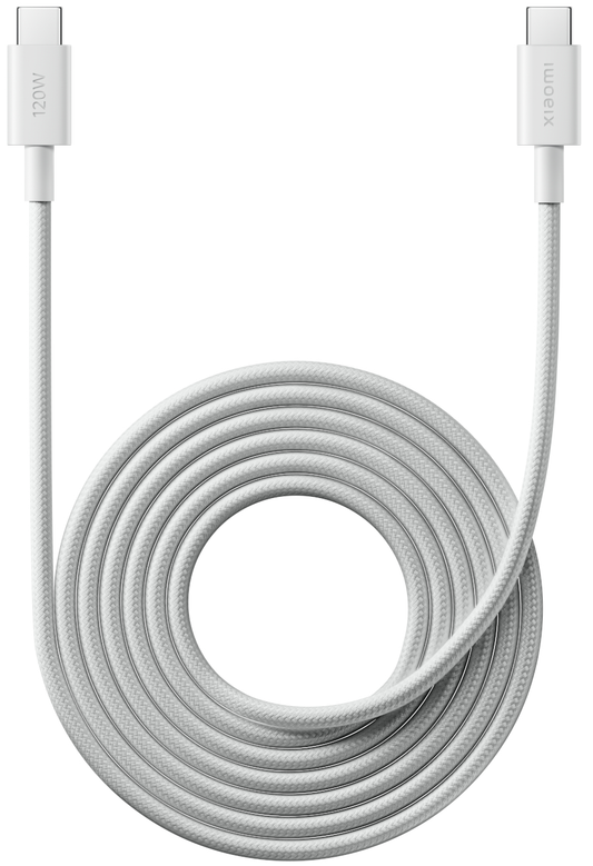 USB-C Data and Charging Cable - USB-C Xiaomi, 120W, 2m, White BHR087AGL