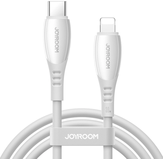 USB-C to Lightning Data and Charging Cable Joyroom S-A59 Vibrant, 30W, 1.2m, White