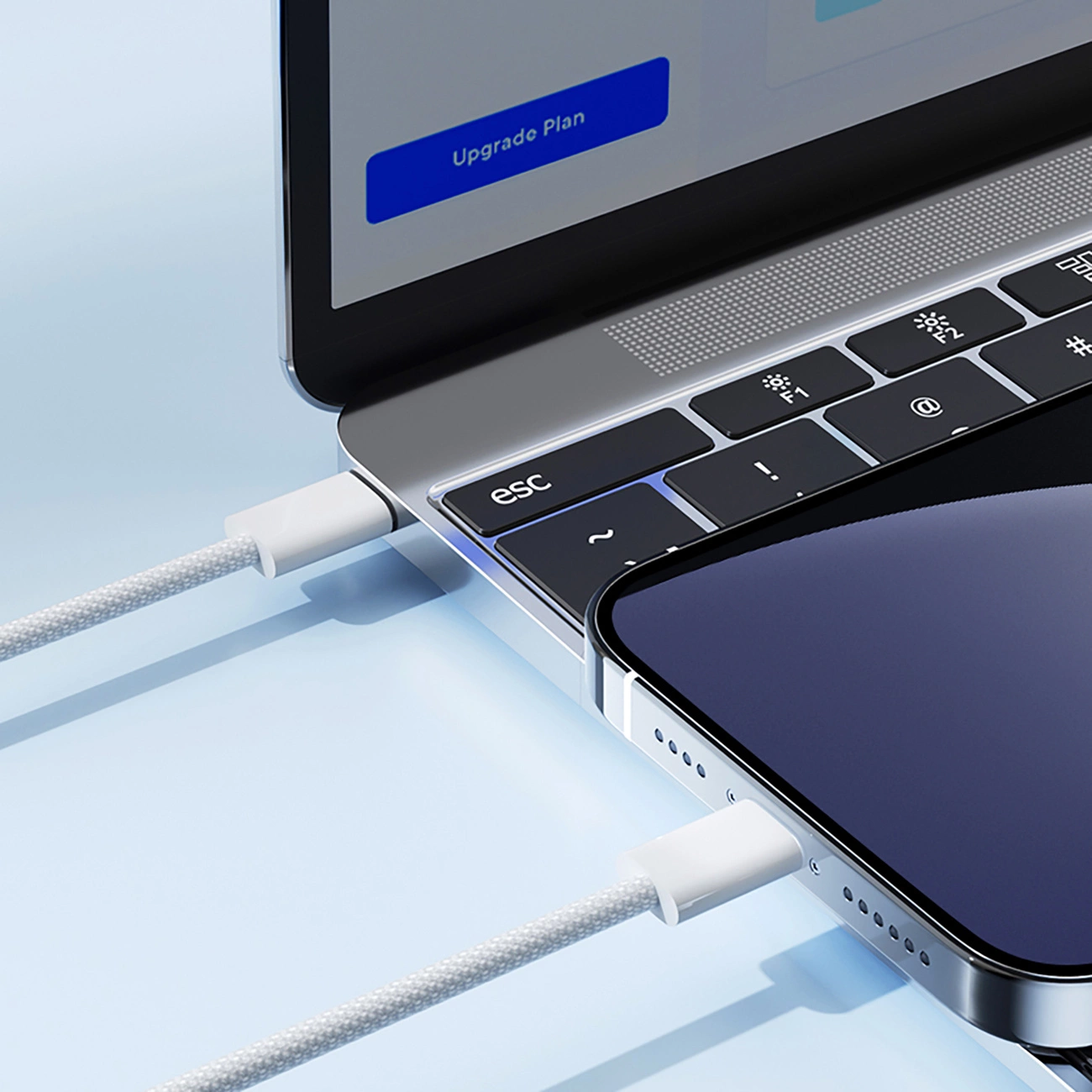 USB-C to Lightning Data and Charging Cable Joyroom S-A45, 30W, 1m, White
