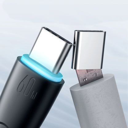 USB-C Data and Charging Cable - USB-C Joyroom S-A32, 60W, 1m, Black