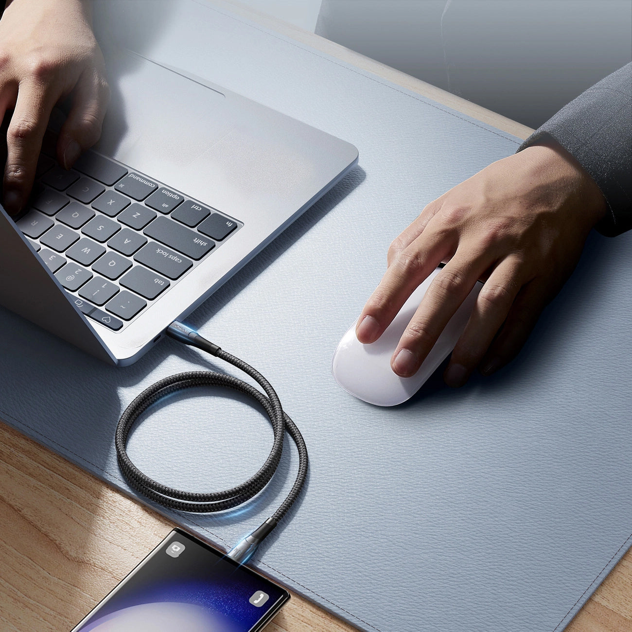 USB-C Data and Charging Cable - USB-C Joyroom S-A32, 60W, 1m, Black