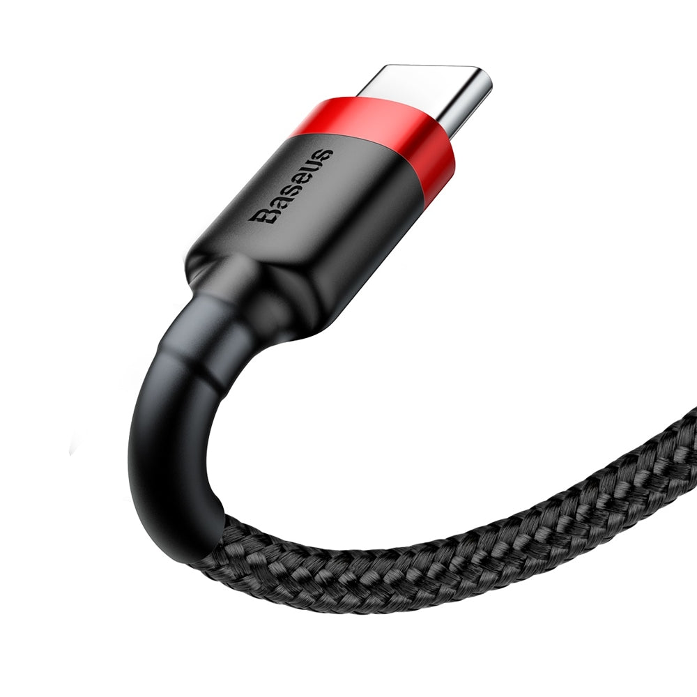 Data and Charging Cable USB-A - USB-C Baseus Coffee, 18W, 1m, Red CATKLF-B91