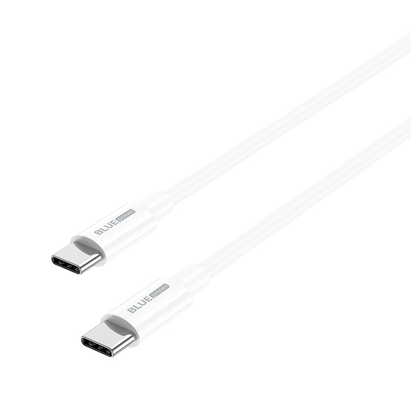 Data and Charging Cable USB-C - USB-C BLUE Power BBX44, 100W, 1m, White