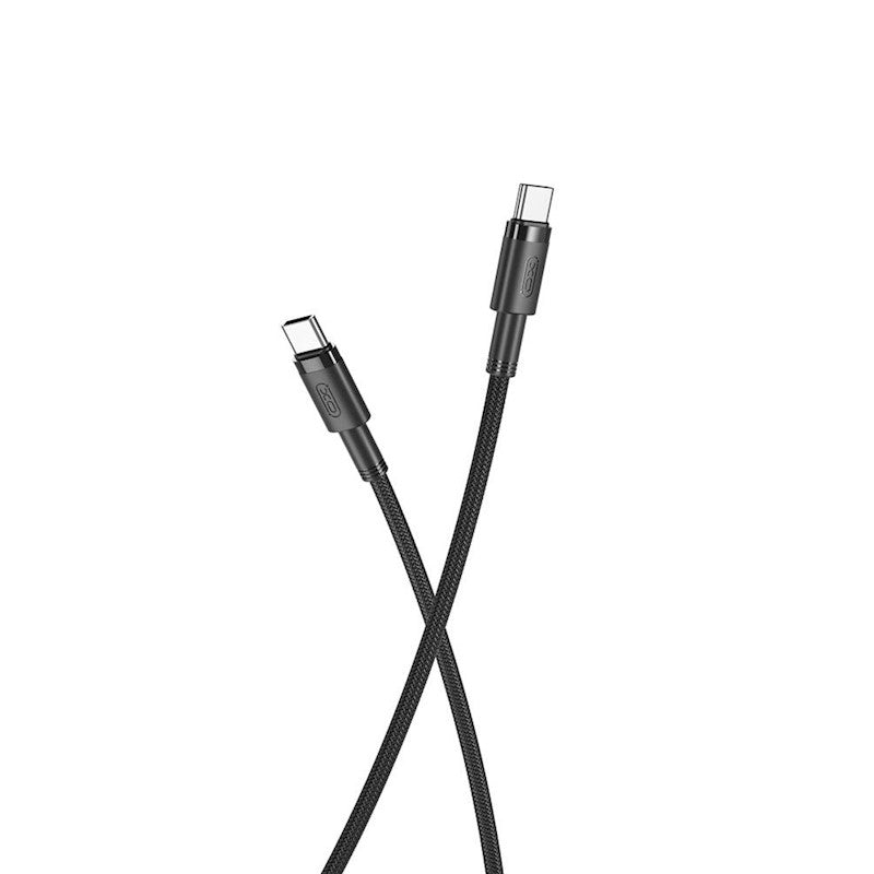 USB-C Data and Charging Cable - USB-C XO Design NB-Q199, 100W, 1.5m, Black