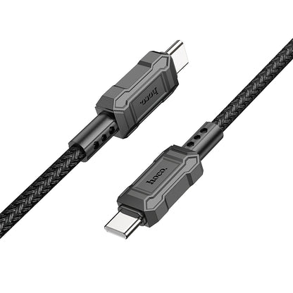 USB-C - USB-C HOCO Leader X94 Data and Charging Cable, 60W, 1m, Black