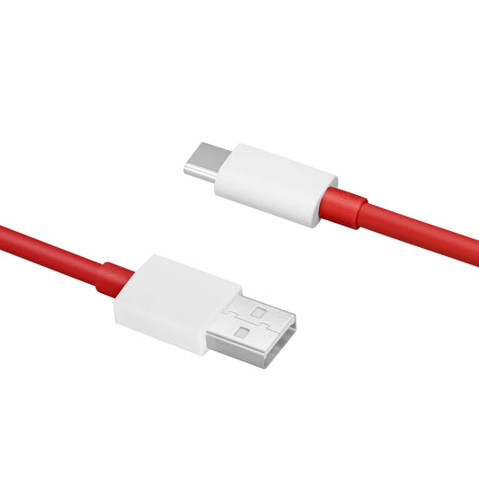 Data and Charging Cable USB-A - USB-C OnePlus DL129, 100W, 1m, Red 5461100530