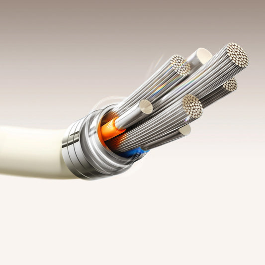 USB-A to USB-C Data and Charging Cable Joyroom S-A53, 18W, 1.2m, Beige