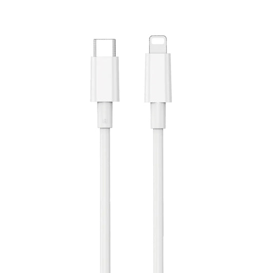 USB-C to Lightning Data and Charging Cable WiWu Wi-C008, 30W, 1.2m, White