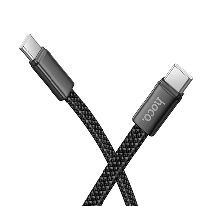 USB-C Data and Charging Cable - USB-C HOCO X125, 60W, 1m, Black
