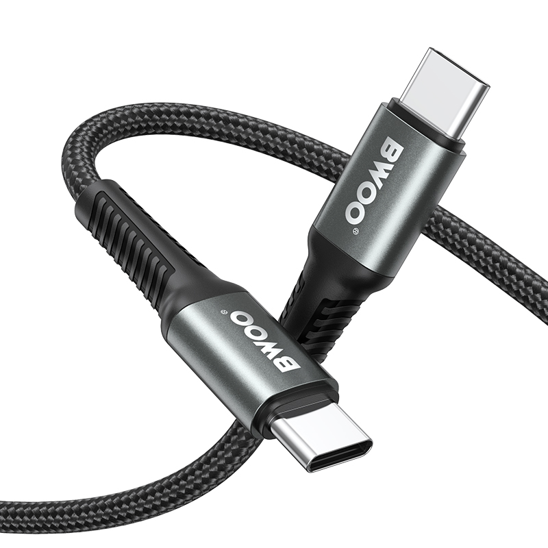 USB-C Data and Charging Cable - USB-C BWOO BO-X288C-C, 60W, 1m, Black