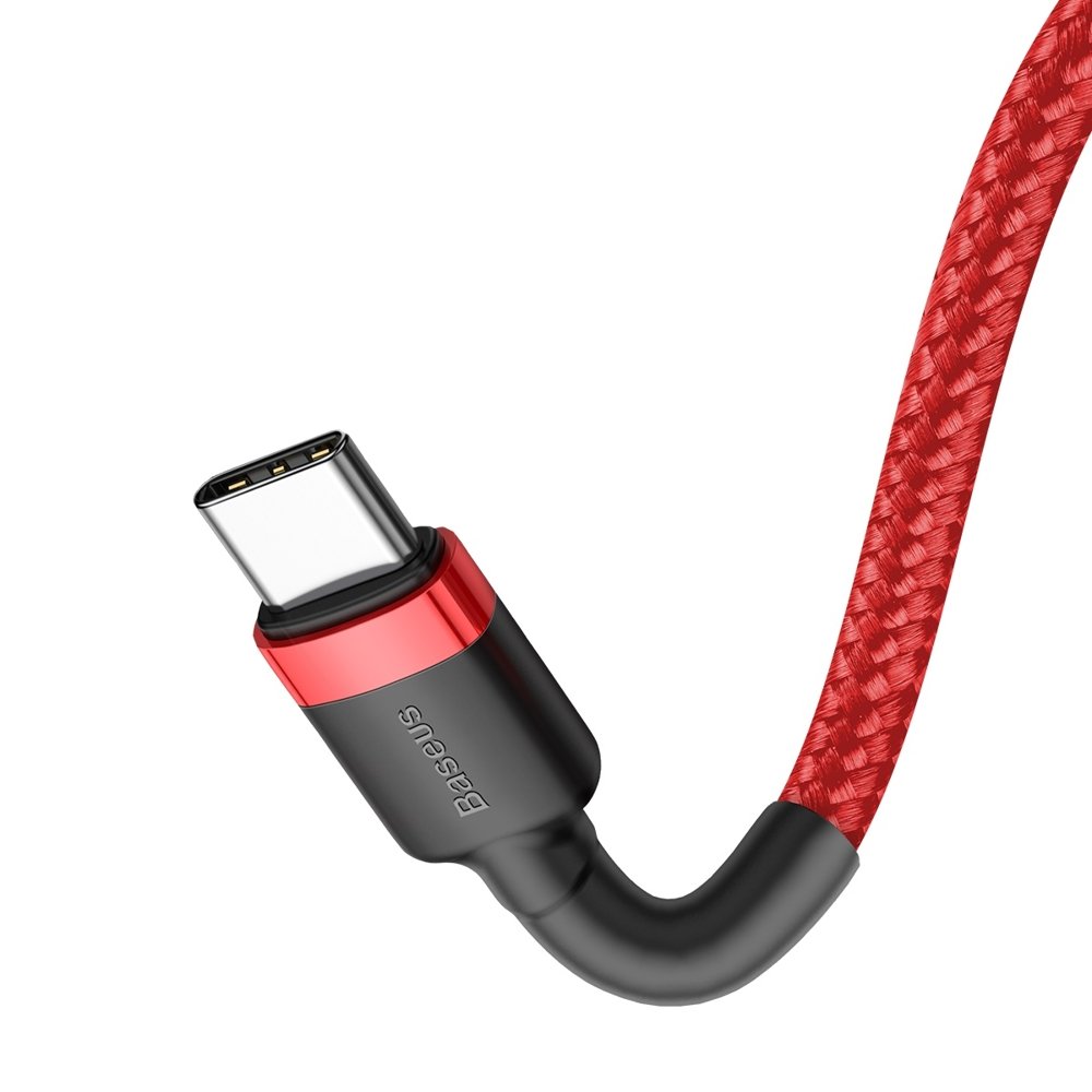 Baseus Cafule USB-C - USB-C Data and Charging Cable, 60W, 1m, Red CATKLF-G09