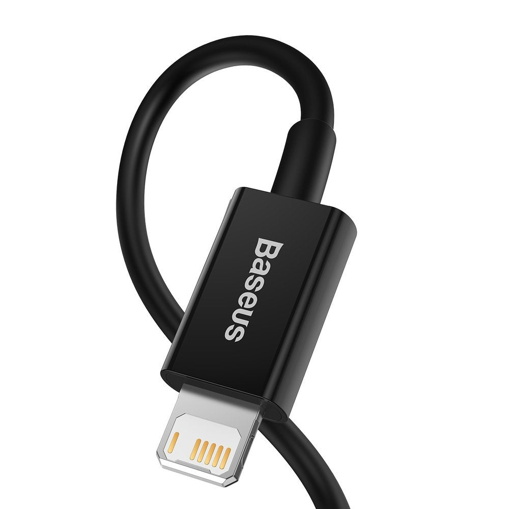 Data and Charging Cable USB-A - Lightning Baseus Superior Series, 20W, 2m, Black CALYS-C01