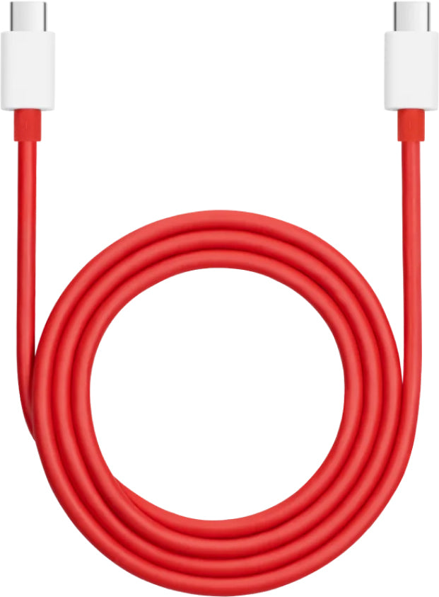 Data and Charging Cable USB-C - USB-C OnePlus DL152, 150W, 1m, Red 5461100529