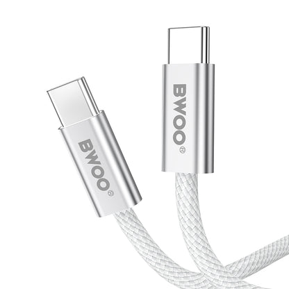 USB-C Data and Charging Cable - USB-C BWOO BO-X317C, 240W, 1m, White