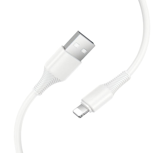 USB-A to Lightning Data and Charging Cable HOCO X120, 18W, 1m, White