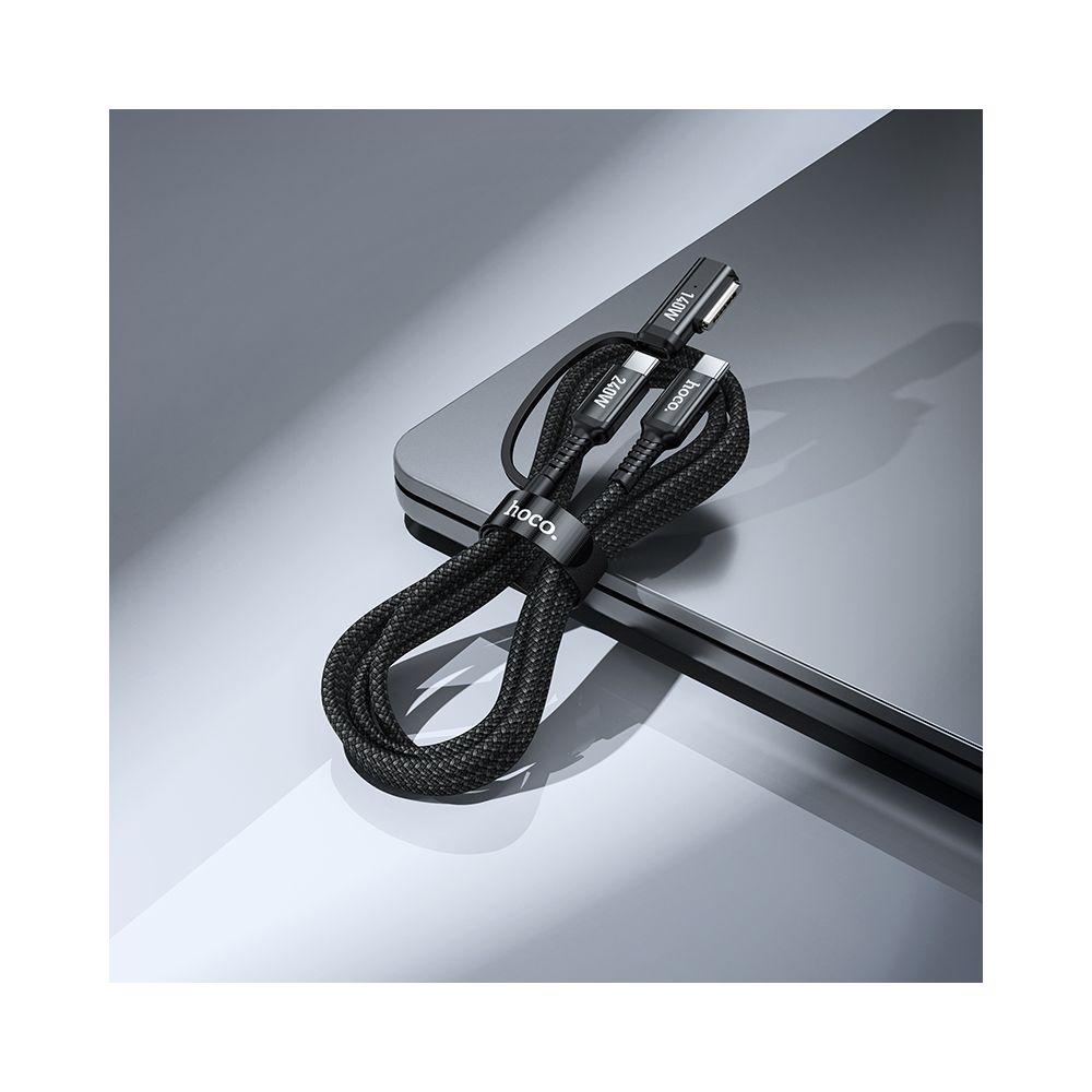 HOCO U142 Charging Cable, USB-C to USB-C / MagSafe 3, 240W, 1.8m, Black