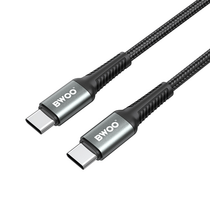 USB-C Data and Charging Cable - USB-C BWOO BO-X288C-C, 60W, 1m, Black