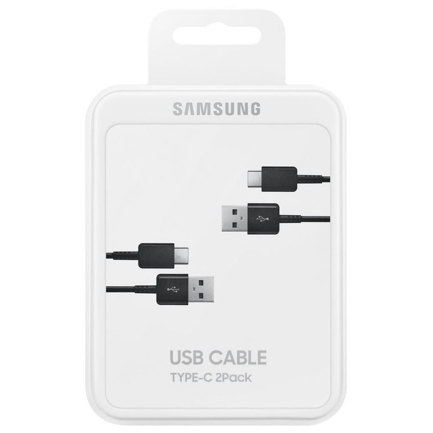 Data and Charging Cable USB-A - USB-C Samsung 2-Pack, 25W, 1.5m, Black EP-DG930MBEGWW