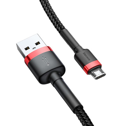 Data and Charging Cable USB-A - microUSB Baseus Cafule, 18W, 1m, Red CAMKLF-B91