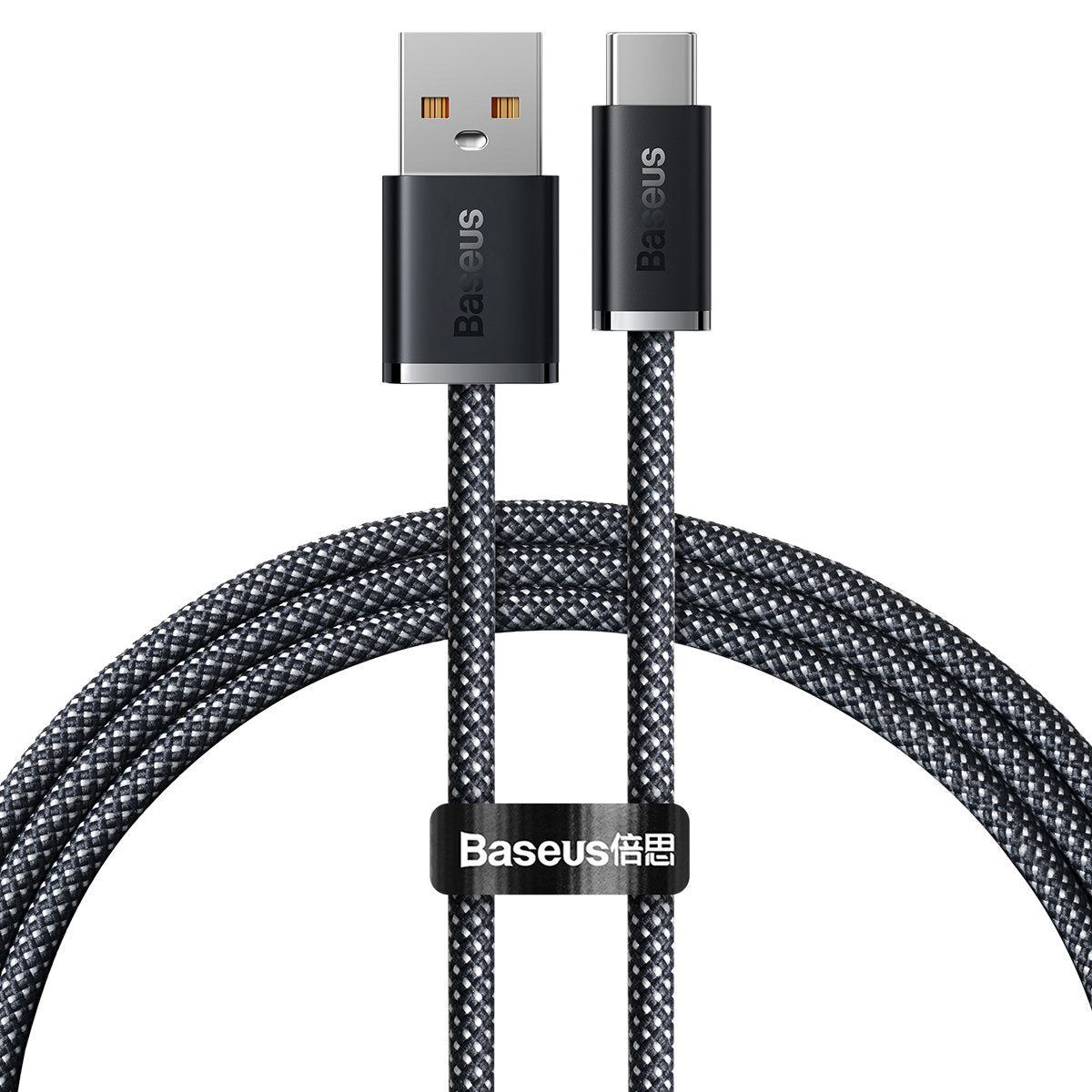 Baseus Dynamic Series USB-A - USB-C Data and Charging Cable, 100W, 1m, Gray CALD000616