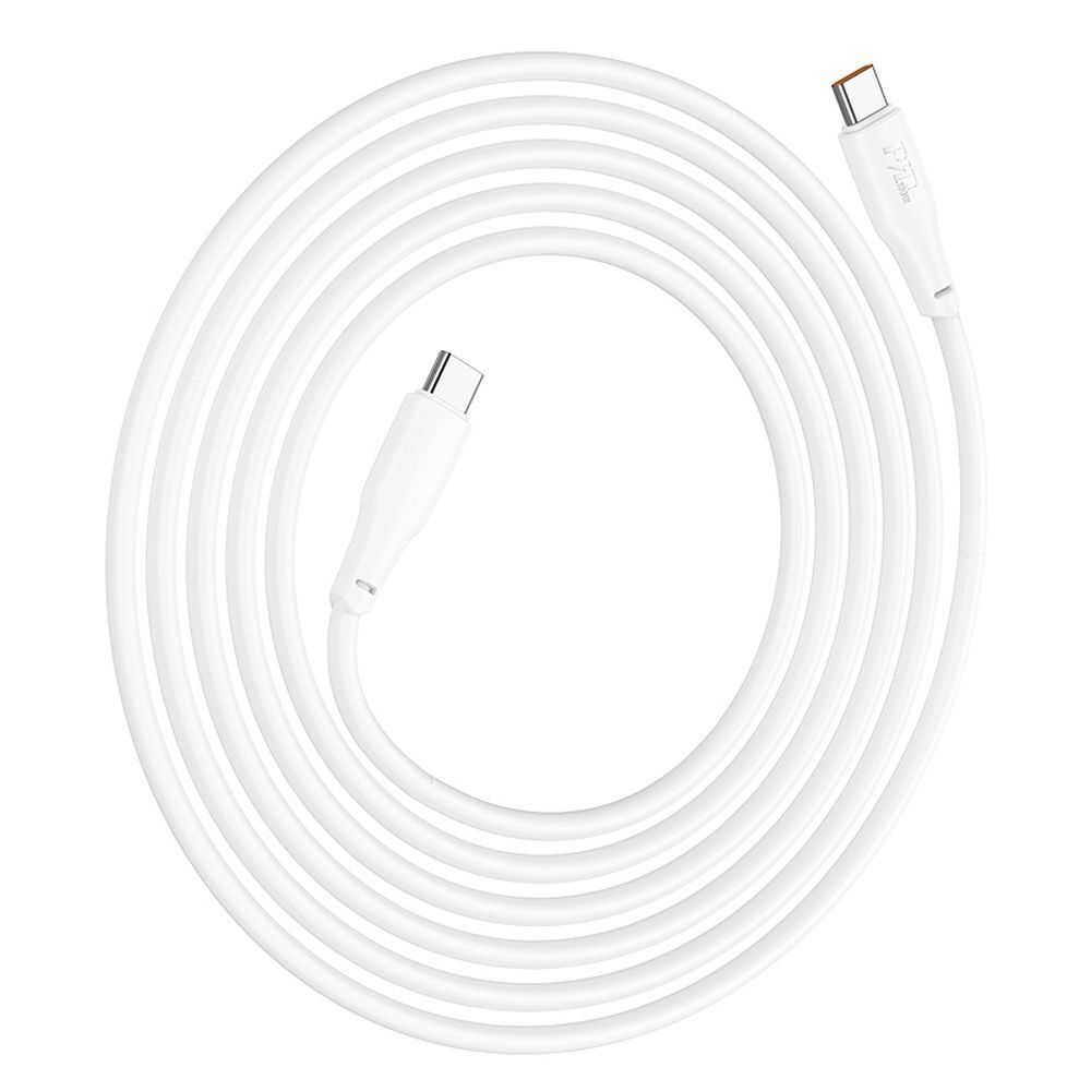 Data and Charging Cable USB-C - USB-C HOCO X93, 100W, 2m, White