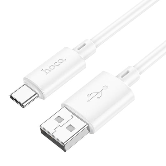 HOCO X88 USB-A - USB-C Data and Charging Cable, 18W, 1m, White