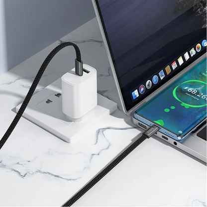 USB-C Data and Charging Cable - USB-C HOCO X125, 60W, 1m, Black