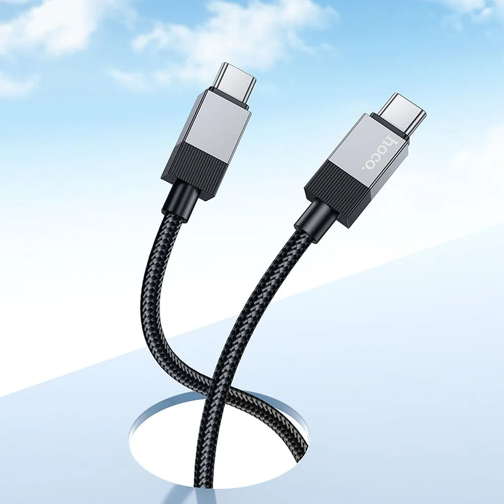 USB-C Data and Charging Cable - USB-C HOCO X110, 60W, 1m, Black