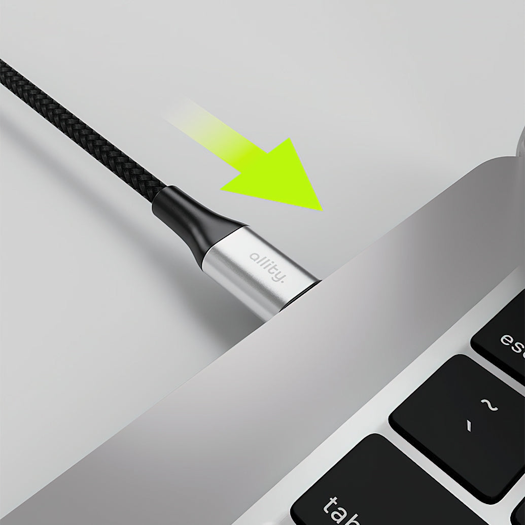 USB-C Data and Charging Cable - USB-C Allity. AUC-01, 100W, 1m, Black