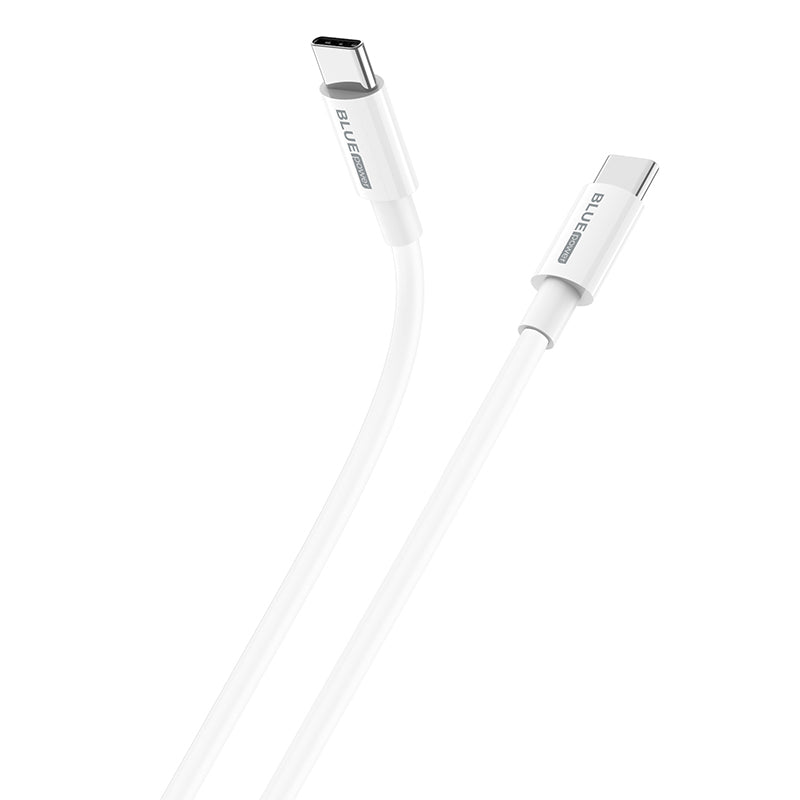 Data and Charging Cable USB-C - USB-C BLUE Power BBX44, 100W, 1m, White