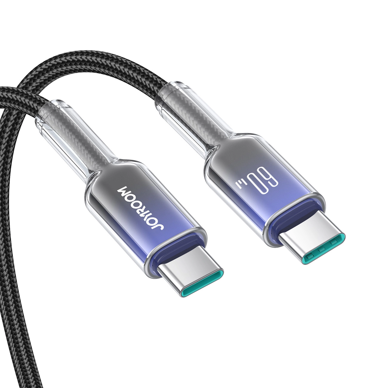 USB-C Data and Charging Cable - USB-C Joyroom S-A42, 60W, 1.2m, Black