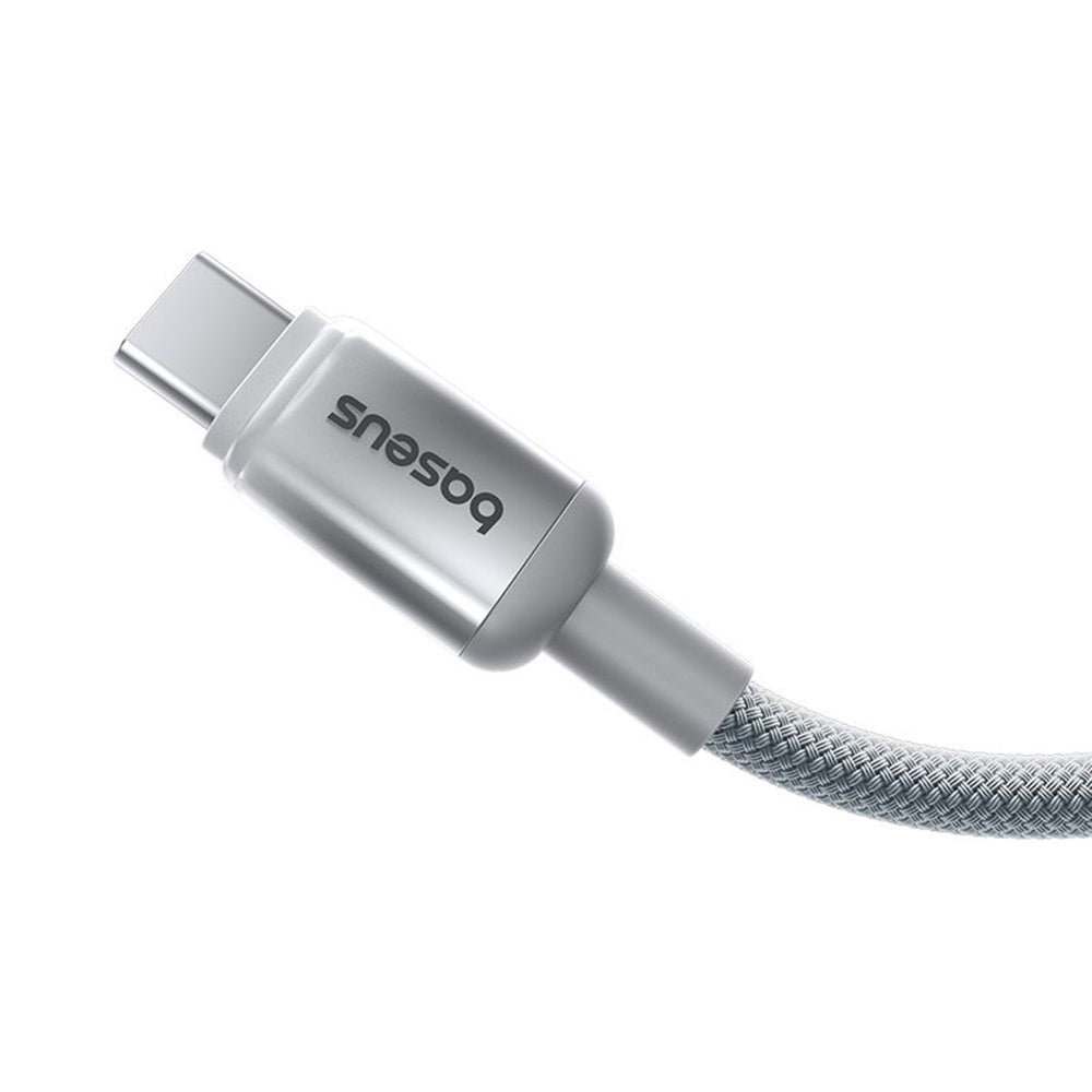 USB-A to USB-C Data and Charging Cable Baseus Discolor, 100W, 1m, Silver E0420802