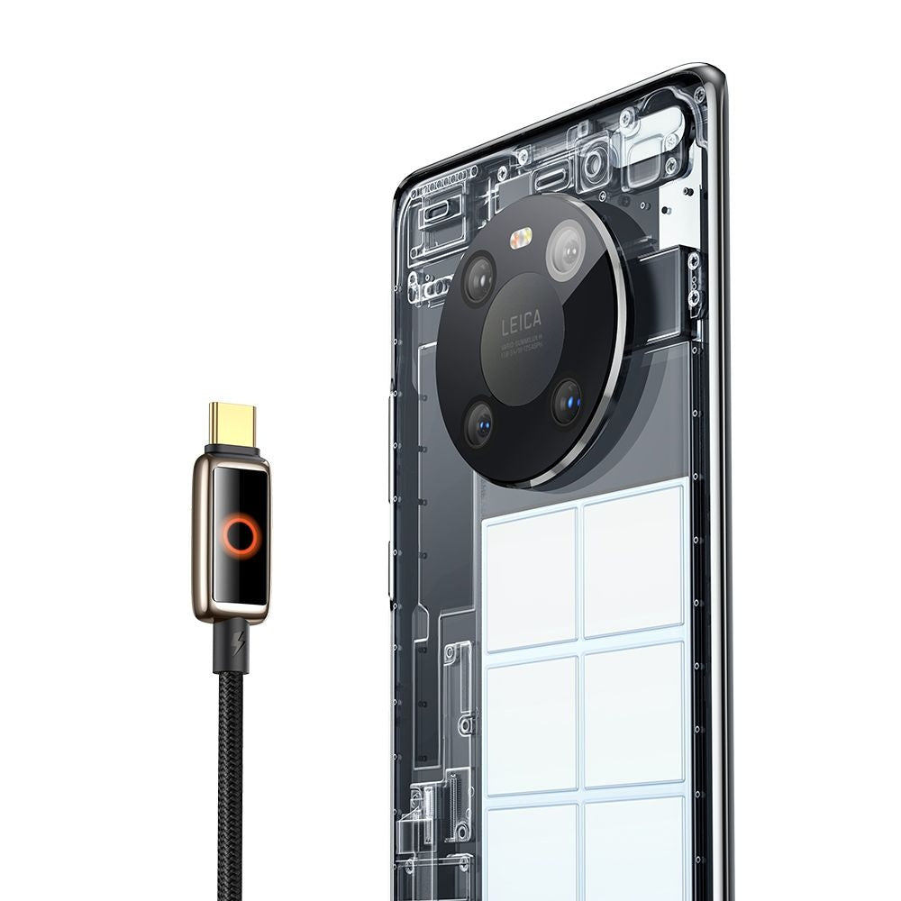 USB-A to USB-C McDodo CA-6650 Data and Charging Cable, Auto Power Off, 100W, 1.2m, Black