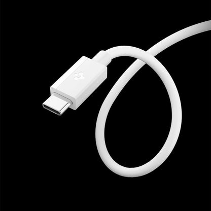 USB-A to USB-C Spigen Essential Data and Charging Cable, 60W, 2m, White