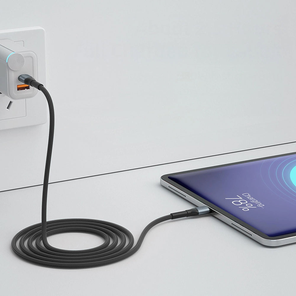USB-C Data and Charging Cable - USB-C 3MK Hyper N, 100W, 2m, Black