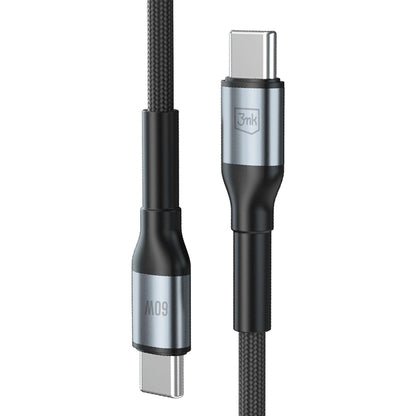 USB-C Data and Charging Cable - USB-C 3MK Hyper N, 60W, 2m, Black