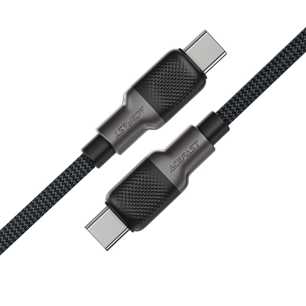 USB-C Data and Charging Cable - USB-C Acefast C10-03, 60W, 1.2m, Black