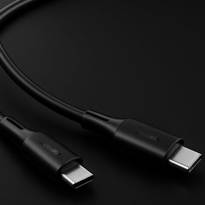 USB-C Data and Charging Cable - USB-C Acefast C17-03, 60W, 1.2m, Black