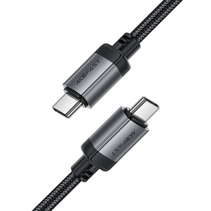 USB-C Data and Charging Cable - USB-C Acefast C20-03, 60W, 1.2m, Black