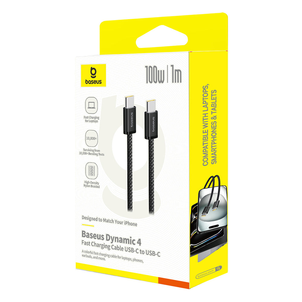 USB-C Data and Charging Cable - USB-C Baseus Dynamic 4, 100W, 1m, Black P10381400111-00