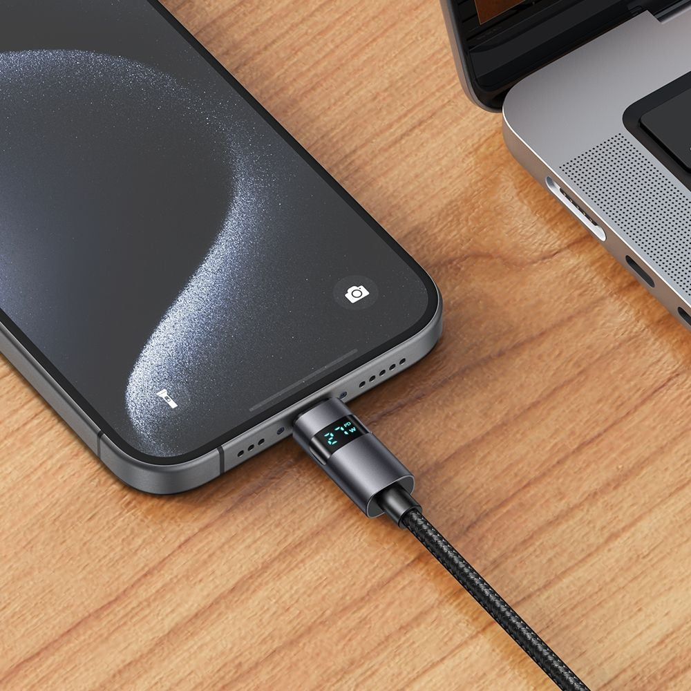 USB-C Data and Charging Cable - USB-C McDodo CA-5610 Display, 100W, 1.2m, Black