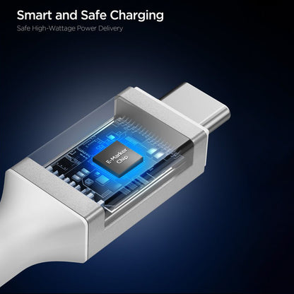 USB-C Data and Charging Cable - USB-C Spigen EB24012CC, 240W, 1.2m, White ACA08776