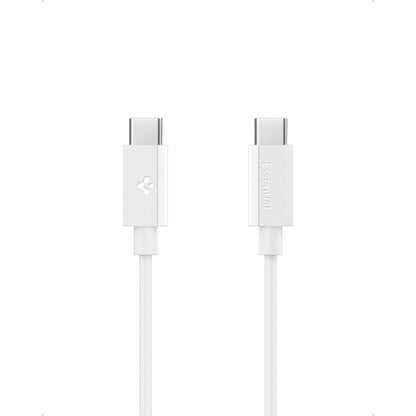 USB-C Data and Charging Cable - USB-C Spigen Essential, 60W, 1m, White