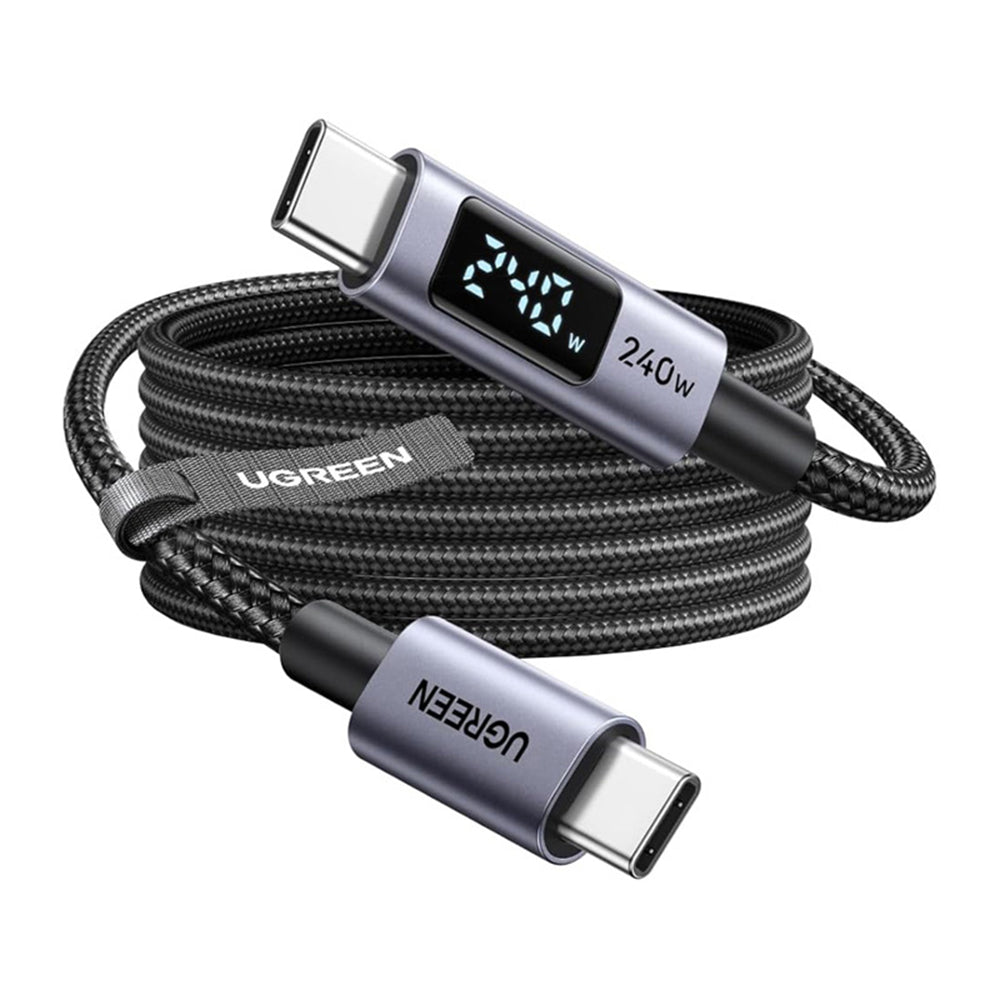 USB-C Data and Charging Cable - USB-C UGREEN 65866 Display, 240W, 1m, Gray