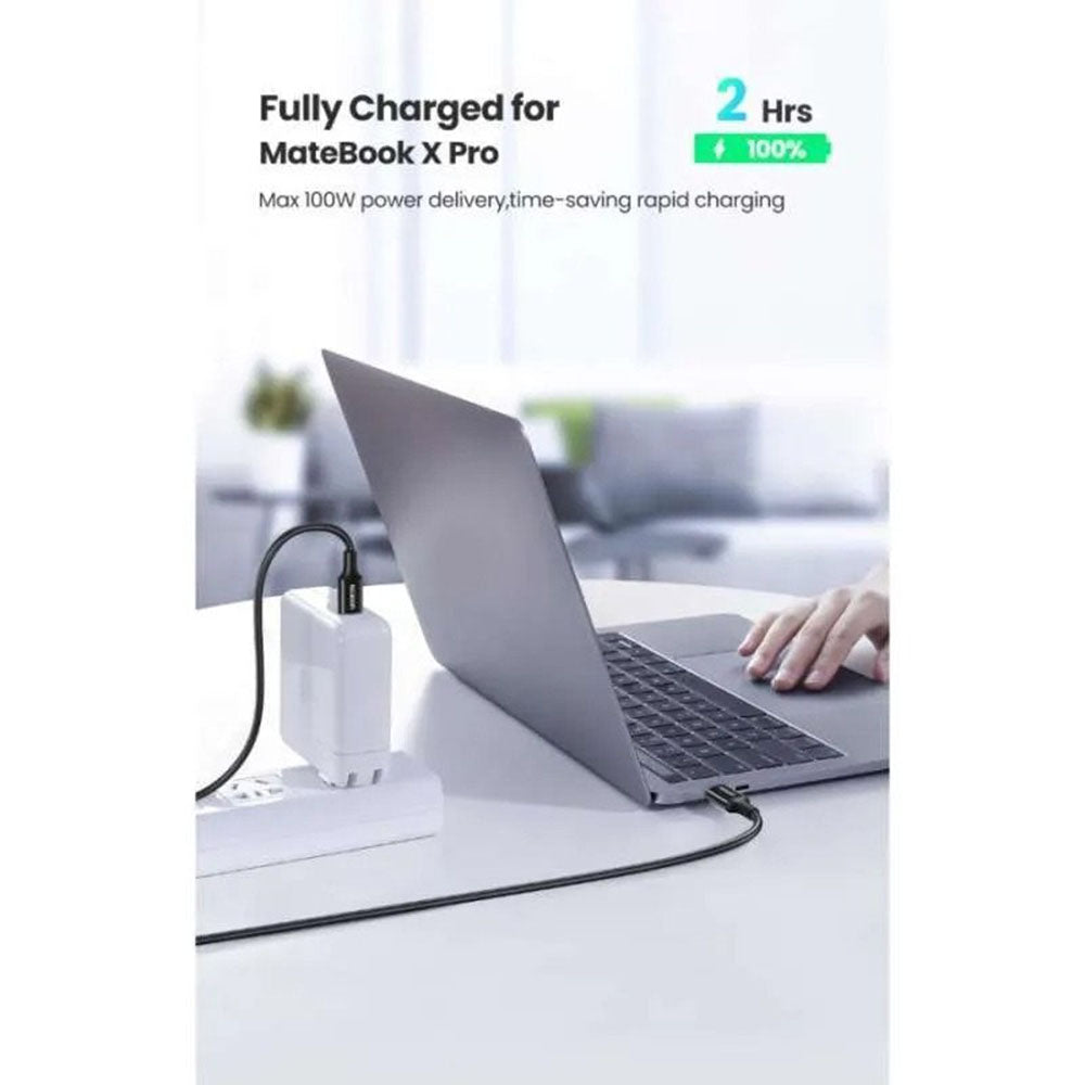 USB-C Data and Charging Cable - USB-C UGREEN L502, 100W, 1m, Gray