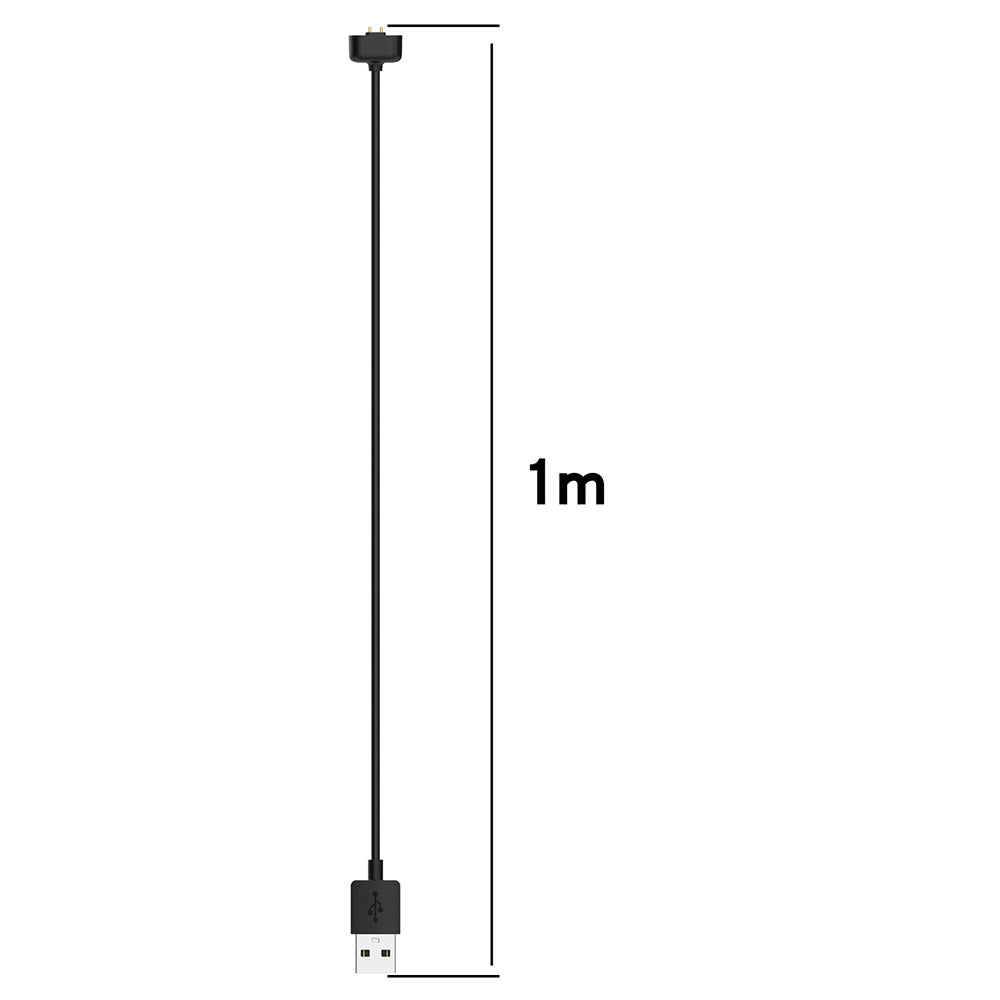 Techsuit THA5 Charging Cable for Amazfit Band 7, USB-A, Black