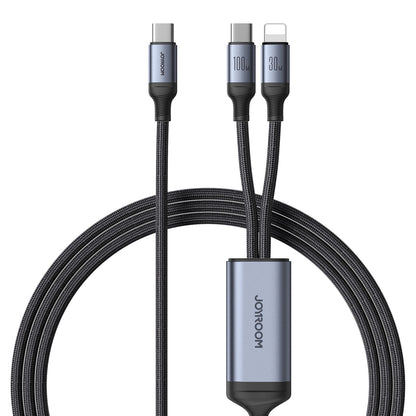 USB-C - Lightning / USB-C Charging Cable Joyroom SA21-1T2, 100W, 1.5m, Black