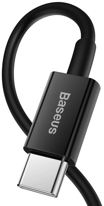 Data and Charging Cable USB-C - Lightning Baseus Superior Series, 20W, 2m, Black CATLYS-C01